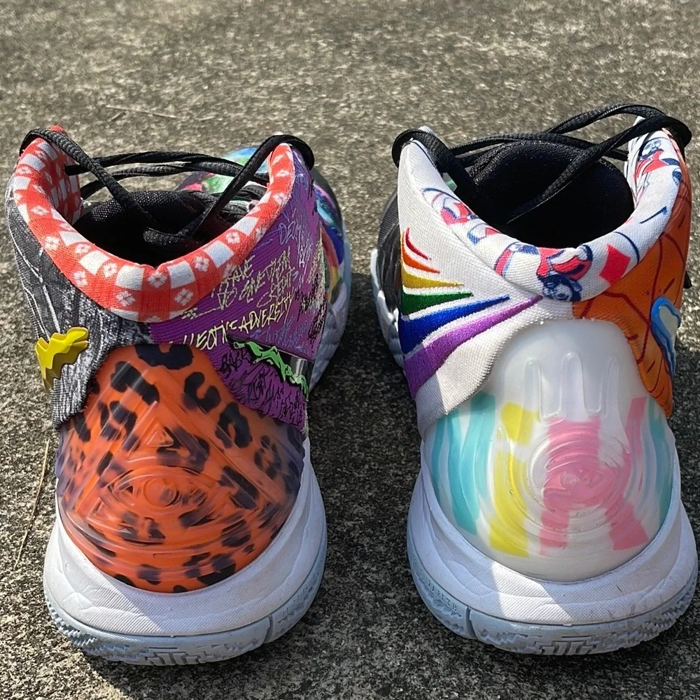 SOLD on eBay!!    Nike Kybrid S2 ‘Pineapple’ GS What the Kyrie Sneaker Size17 - Picture 7 of 16